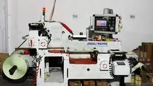 Высокоскоростная машина с пневматическим надувом для проверки этикеток