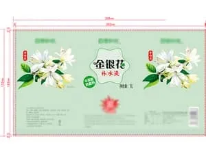 Термоусадочные слив-этикетки для бутылок сокосодержащих напитков