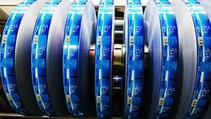 Этикетки с термоплавким клеем